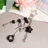 Llavero Colgante para Bolso con Diseño de Lunares Rayas Notas Musicales Estrellas Vintage Japonés y Coreano Accesorio Creativo Lindo Divertido Regalo para Mejores Amigos
