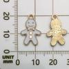 Venta Caliente Transfronteriza Mixto 50 Navidad Goteo de Aceite Papá Noel Muñeco de Nieve Árbol Colgante Colgante Accesorios para Joyería DIY