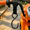 Gancho S espessado de aço inoxidável para veículos elétricos, gancho de alta capacidade para pendurar itens, adequado para capacetes, patinetes elétricos e motocicletas