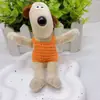 Ropa de Muñeco de Algodón Boss Dog Accesorios de Ropa Juguetes de Peluche Hechos a Mano Ropa de Muñeca Tejida de Lana