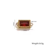 Conectores Rectangulares de Diamantes de Colores Vintage de Doble Agujero Europeos y Americanos que Conservan el Color, Accesorios de Joyería para Pulseras y Collares DIY Hechos a Mano