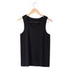 Nuevo Chaleco para Hombre, Cuello Redondo Elástico, Hombro Ancho, Color Sólido, Ropa Exterior, Camiseta Interior Deportiva para Fitness de Hombre, Casual