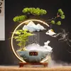 Nueva decoración de agua circulante estilo chino oficina suerte sala de estar humidificador paisaje decoración del hogar regalo de inauguración