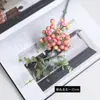 Flor artificial ramo alto fruta rica azevinho fruto baga vermelha casa casamento decoração ornamentos Ano Novo flor atacado baga