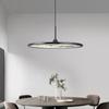 Candelabro Super Brillante para Restaurante, Estilo Minimalista Moderno Ovni, Nuevo Modelo 2026, Candelabro Redondo Ultradelgado de Lujo para Comedor