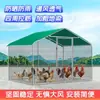 Gallinero jaula para pollos jaula de cría de aves de corral al aire libre marco de refugio contra la lluvia a prueba de viento a prueba de lluvia protector solar cobertizo simple para construir jaula para palomas