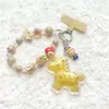 Chaveiro Cavalo Ano do Cavalo Ouro Puro 999, Traz Riqueza e Prosperidade, Corrente de Celular, Pingente de Bolsa, Brinde Promocional Atacado