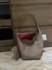 Bolsa de Hombro de Nylon Relajante Roja para Mujer Moda Viajera Ligera Gran Capacidad Tipo Cubo