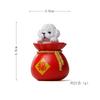 5 Creativas Bolsas de Dinero Festivas Perro de Dibujos Animados Perro de Peluche DIY de Mano Jardinería Paisajismo Muñeca Muñeca Decoración