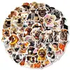 Nuevo Paquete de 50 Pegatinas de Expresiones de Cachorros Calientes e Interesantes para Decorar Fundas de Teléfono Móvil, Patinetas y Pegatinas para Portátil