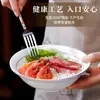 Cubeta Cerámica Phnom Penh al por mayor Tazón con Alas Tazón Cubeta Tazón Blanco Puro para Arroz Tazón para Verduras Tazón para Sopa Tazón para Fideos Tazón para Polvo de Sopa