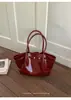 Bolso tote de nicho de alta gama para mujer, primavera 2026, de gran capacidad, piel suave, plisado, para el hombro o debajo del brazo, para el trabajo