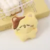 Nuevo llavero de gato KT de felpa con bloques de color, lindo colgante de gato de peluche, decoración para bolso, accesorio de regalo