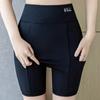 Shorts de Seguridad y Ropa Interior Dos en Uno de Seda de Hielo Anti-Exposición Cuidadosamente Seleccionados, Tallas Grandes para Mujeres con Curvas, No se Enrolla, Capa Base para Mujeres
