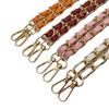 Correa de Hombro Hao Meng Hardware de Material PU, Accesorios de Correa de Hombro para Bolso de Silicona de Moda, Correa de Hombro de Cadena Tejida de Cuero PU