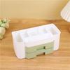Cajonera de Lavabo Caja de Maquillaje Tipo Cajón Compartimento Simple Gran Capacidad Organizador de Escritorio Papelería para Estudiantes Caja de Almacenamiento para Brochas de Maquillaje