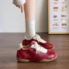 Zapatillas retro de bloques de color para mujer, nuevo diseño de otoño 2026, estilo de nicho, con plantillas ocultas para aumentar la altura, zapatillas de entrenamiento alemanas, zapatillas casuales Forrest Gump