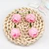 Simulación 2cm Brote de Flor Pequeña Corsé de Ópera Flor de Muñeca Pasador Flor para el Cabello Accesorios Florales Decoración de Pasador para Sombrero de Paja Flores para Bodas