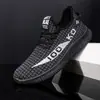 Sapatos masculinos de verão respiráveis anti-odor para caminhada, slip-on ultra-leves de malha, sola macia antiderrapante, tênis de corrida ultra-leves