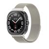 Compatible con Samsung Watch Galaxy Watch 7.ª generación Ultra Correa de acero inoxidable milanesa de 47 mm
