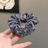 Estilo Coreano Moda Simple Versátil Goma para el Cabello Duradera No Daña el Cabello Alta Elasticidad Banda Elástica para Cola de Caballo Moño Anillo para el Cabello Accesorios para el Cabello