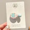 Nuevo Pasador de Pelo con Lazo 2026 para Mujer, Pinza Lateral con Diseño de Corazón Dopamina, Pasador de Pelo de Alta Gama para Flequillo y Cabello Suelto, Pinza de Pato