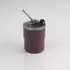 Copo para Bebidas Frias de Aço Inoxidável 304 Transfronteiriço, Copo de Degrau Espessado de Camada Dupla Anti-Escaldante, Copo de Café Portátil Estilo Acampamento ao Ar Livre