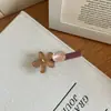 2025 Nuevo Pasador de Flor Transparente Estilo Coreano Pinza Lateral Pinza Lateral Elegante para Flequillo Pinza de Pico de Pato Versátil para Mujer Tocado