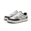 2026 Nuevos Zapatos para Hombre Tenis Retro de Bloques de Color Malla Transpirable Estampado de Leopardo Zapatos Deportivos Casuales Versátiles Zapatos para Patineta para Jóvenes