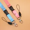 Diseño Gratis Lanyard Colorido Logo Nylon Lanyard para Teléfono Móvil Serigrafía Cinta de Poliéster Lanyard para Identificación Impresión