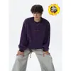 Moletom masculino American cleanfi pesado com bordado gola careca tendência primavera e outono 2026 esportivo retrô versátil blusa de puxar