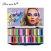 Amazon venda quente 12 grade Halloween palco maquiagem cor correspondência pintura corporal cor terno terno fábrica atacado