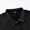 Jaqueta de Outono e Inverno Novo Estilo Solta com Cordão para Uso Externo com Design Estiloso, Corta-vento Gola Alta Preto e Branco 2026 Transfronteiriço