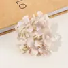 Cabeza de Hortensia de Simulación Tela de Seda Flor Artificial Material para Corona DIY Hecha a Mano Accesorios Flor Artificial Pasador de Pelo Accesorios para el Cabello Flor de Boda