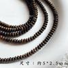 Cuentas de ábaco de piedra natural, cuentas espaciadoras obladas, cuentas sueltas, material para abalorios hecho a mano DIY, accesorios para pulsera, collar