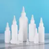 Botellas Blancas en Stock, Botellas de Plástico con Boca Puntiaguda, Botellas Exprimidoras, Botellas Opacas a la Luz, Latas para Pintura y Cosméticos, Botellas Reutilizables, Botellas para Pegamento