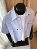 Camisa de Botones Rayada Vintage del Fabricante Original Marca de Moda Estilo Universitario Para Pareja High Street Versátil Holgada Casual