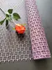 Tecido de malha xadrez, materiais para buquês criativos, papel de embrulho estilo coreano, malha para arte floral, suprimentos para floristas, materiais para floristas