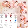 Kit de guirlanda de balões marrons pacote de balões para exportação decoração de festa de aniversário layout de casamento construção de cena