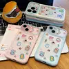 Fondo de notas para agenda de color contrastante con ventana grande con collage de animales pequeños en stickers, adecuado para funda de teléfono Apple 17ProMax 18