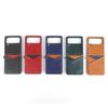 Funda de Cuero con Ranura para Tarjeta Sam Z Flip4 Plegado sin Costuras Funda de Teléfono Ultra Delgada Flip 70% de descuento Funda de Cuero para Teléfono Plegable Estilo Flip