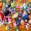 Chaveiro Criativo de Corda Trançada Mickey Astronauta Pingente de Carro de Brinquedo Tendência Desenho Animado Chaveiro de Presente Promocional