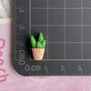 Mini Tamanho Pequeno Planta Flor Vaso Girassol Cogumelo Resina Acessórios Capa de Celular Brincos Acessórios de Unha Material