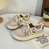 Vintage Design Plataforma Pão Sapatos Femininos 2024 Outono Novo Nicho Casual All-match Sports Forrest Gump Tênis 6563