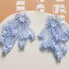 Fuga princesa cor mágica franja flor cordão flor trepadeira diy grampo de cabelo com contas tecelagem manual acessórios de cabelo brincos material atacado