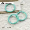 Accesorios para Joyería DIY Anillo de Hierro Pintado Colorido Anillo de Conexión Colgante para Llavero Aleación Colgante Hecho a Mano Material de Colgante al por Mayor