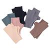 Guantes de terciopelo de moda color liso calefacción a prueba de frío guantes de medio dedo de doble cara cálidos de invierno para exteriores con dedos abiertos mismo estilo para hombres y mujeres