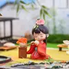 Canção de Cor Nacional de Menina Estilo Antigo - Quatro Estações Às Vezes Enfeites Decorações de Mesa Pontos Turísticos Artesanato Mais Vendido Presentes