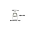 Anillo Cerrado Xiangyun Vintage Accesorios Seiko Hechos a Mano Pulsera Collar Colgante Anillo Pequeño Cuentas Espaciadoras Accesorios Espaciadores
