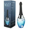 Limpieza Vibratoria Libélula Hombres y Mujeres Apertura Trasera Anal Doble Uso Versión Eléctrica Flujo Transparente Limpiador Automático Juguetes Sexuales para Adultos